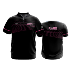 UNISEX 1/4 ZIP MICRO FIBER SHORT SLEEVE ICS-1