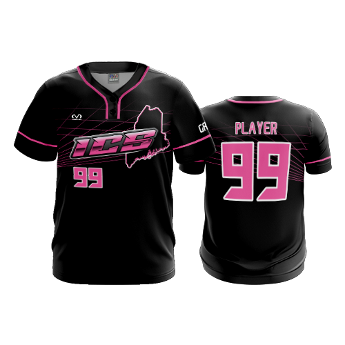 MENS 2-BUTTON SCOOP NECK LYCRA MESH ICS-1