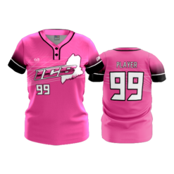 WOMENS 2-BUTTON SCOOP NECK LYCRA MESH ICS-2