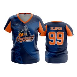 WOMENS V-NECK ORANGECREST-2026