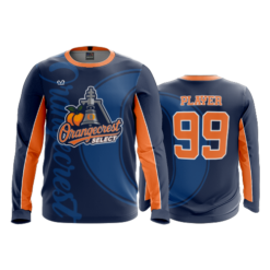 MENS SPORT CREW NECK LONGSLEEVE ORANGECREST-2026