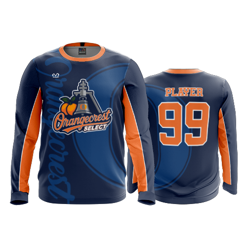 MENS SPORT CREW NECK LONGSLEEVE ORANGECREST-2026