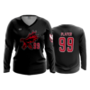 WOMENS V-NECK LONGSLEEVE LADY-STEELHAWKS-1