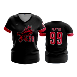 WOMENS V-NECK LADY-STEELHAWKS-1