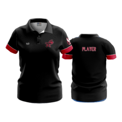 WOMENS 4 WAY POLO LADY-STEELHAWKS-1