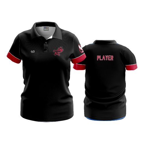 WOMENS 4 WAY POLO LADY-STEELHAWKS-1