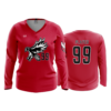 WOMENS V-NECK LONGSLEEVE LADY-STEELHAWKS-2