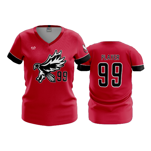 WOMENS V-NECK LADY-STEELHAWKS-2