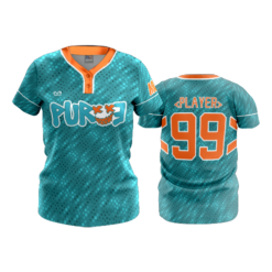 WOMENS 2-BUTTON SCOOP NECK LYCRA MESH PURGE-1