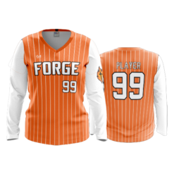 WOMENS V-NECK LONGSLEEVE FORGE-1