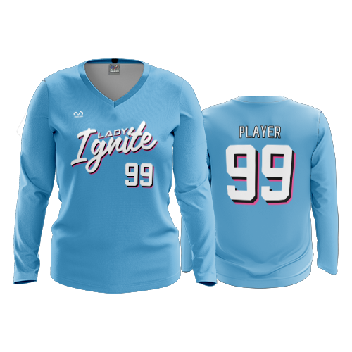 WOMENS V-NECK LONGSLEEVE LADY-IGNITE-1