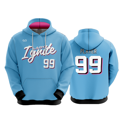 UNISEX FLEECE HOODY LADY-IGNITE-1
