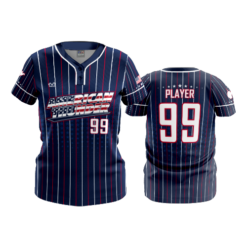 WOMENS 2-BUTTON SCOOP NECK LYCRA MESH AMERICAN-THUNDER-1