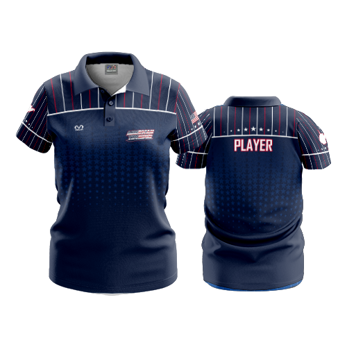 WOMENS 4 WAY POLO AMERICAN-THUNDER-1