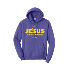 TIGER JESUS VINTAGE PURPLE HOODY
