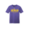 TIGER JESUS VINTAGE PURPLE TSHIRT