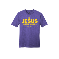 TIGER JESUS VINTAGE PURPLE TSHIRT
