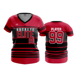 WOMENS V-NECK BUCKEYE-ELITE-BASEBALL-4