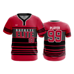 MENS 2-BUTTON SCOOP NECK LYCRA MESH BUCKEYE-ELITE-BASEBALL-4