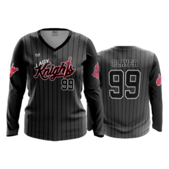 WOMENS V-NECK LONGSLEEVE LADY-KNIGHTS-1