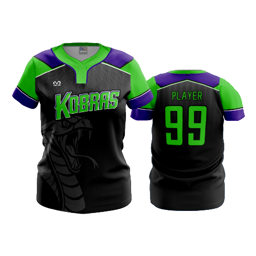 WOMENS NO BUTTON SCOOP NECK KOBRAS-1