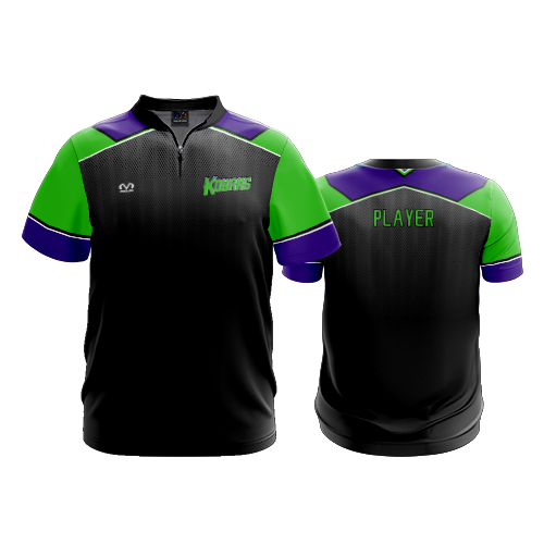 UNISEX 1/4 ZIP MICRO FIBER SHORT SLEEVE KOBRAS-1