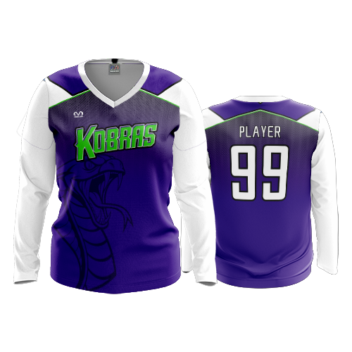 WOMENS V-NECK LONGSLEEVE KOBRAS-2