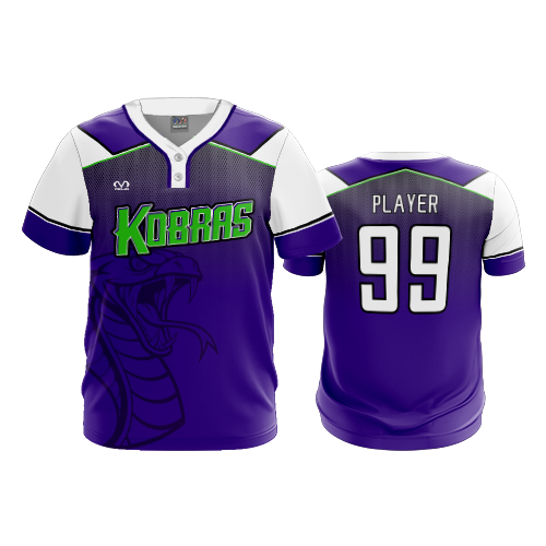 MENS 2-BUTTON SCOOP NECK LYCRA MESH KOBRAS-2