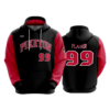 UNISEX FLEECE HOODY PIKETON-BASEBALL-1