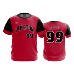 MENS SPORT CREW NECK PIKETON-BASEBALL-RED