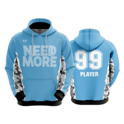 UNISEX FLEECE HOODY NEED-1-MORE-1