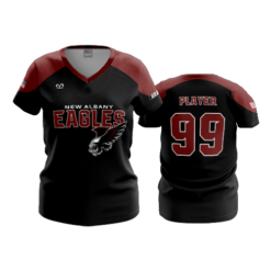 WOMENS V-NECK NEW-ALBANY-EAGLES-14U-GOLD-3