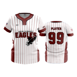 WOMENS NO BUTTON SCOOP NECK NEW-ALBANY-EAGLES-GOLD-14U-2