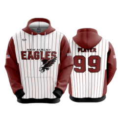 UNISEX FLEECE HOODY NEW-ALBANY-EAGLES-GOLD-14U-2