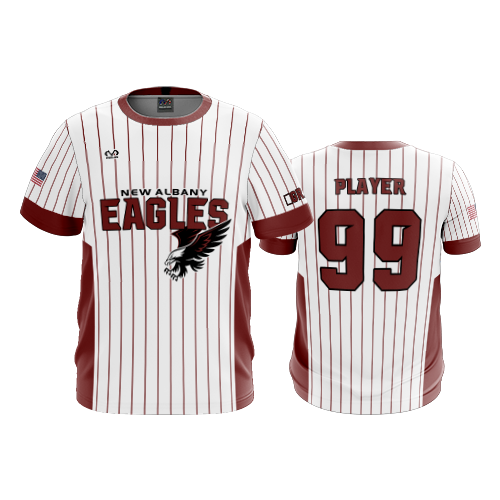 MENS SPORT CREW NECK NEW-ALBANY-EAGLES-GOLD-14U-2