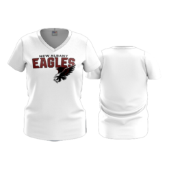 WOMENS SPIRIT V-NECK NEW-ALBANY-GOLD-14U-1