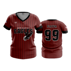 WOMENS V-NECK NEW-ALBANY-GOLD-14U-1