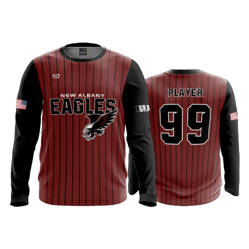 MENS SPORT CREW NECK LONGSLEEVE NEW-ALBANY-GOLD-14U-1