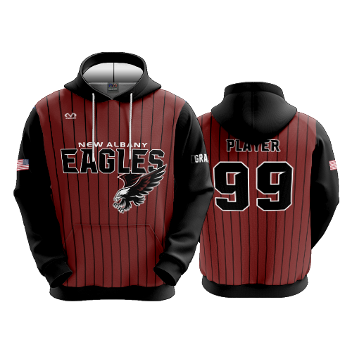 UNISEX FLEECE HOODY NEW-ALBANY-GOLD-14U-1