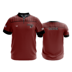 UNISEX 1/4 ZIP MICRO FIBER SHORT SLEEVE NEW-ALBANY-GOLD-14U-1