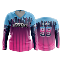 WOMENS V-NECK LONGSLEEVE MUSKIE-CHIX-2