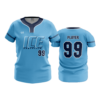 WOMENS NO BUTTON SCOOP NECK ICE-FASTPITCH-1