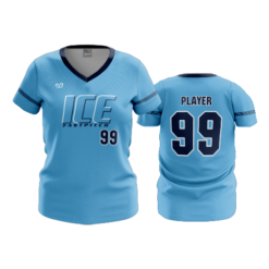 WOMENS V-NECK ICE-FASTPITCH-1