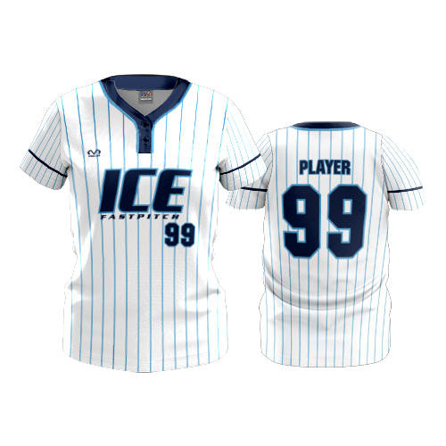 WOMENS 2-BUTTON SCOOP NECK LYCRA MESH ICE-FASTPITCH-2