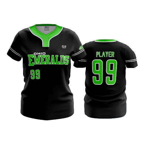 WOMENS NO BUTTON SCOOP NECK OHIO-EMERALDS-2