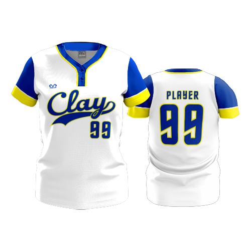 WOMENS 2-BUTTON SCOOP NECK LYCRA MESH CLAY-FP-1