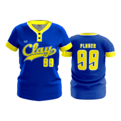 WOMENS 2-BUTTON SCOOP NECK LYCRA MESH CLAY-FP-2