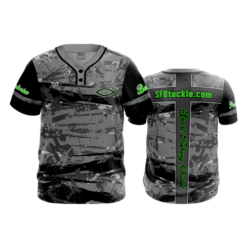 MENS 2-BUTTON SCOOP NECK LYCRA MESH SFOTACKLE