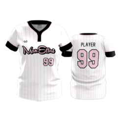 WOMENS 2-BUTTON SCOOP NECK LYCRA MESH MAX-EFFORT