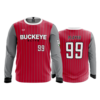 MENS SPORT CREW NECK LONGSLEEVE BUCKEYE-ELITE-FP-PIN-1